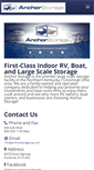 Mobile Screenshot of anchorstorageusa.com